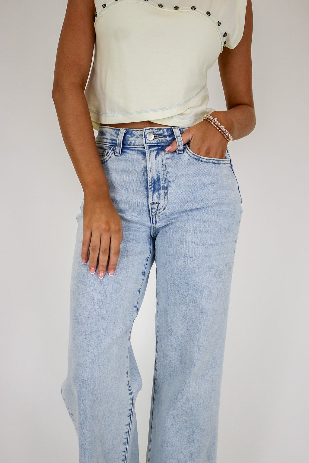 Effortless Icon Wide Leg Jeans