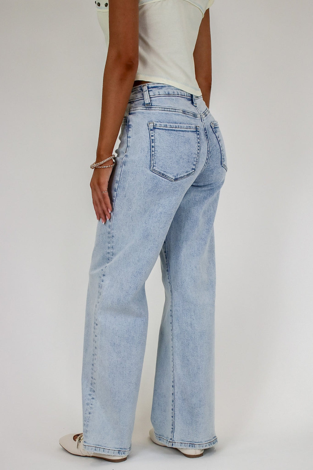 Effortless Icon Wide Leg Jeans
