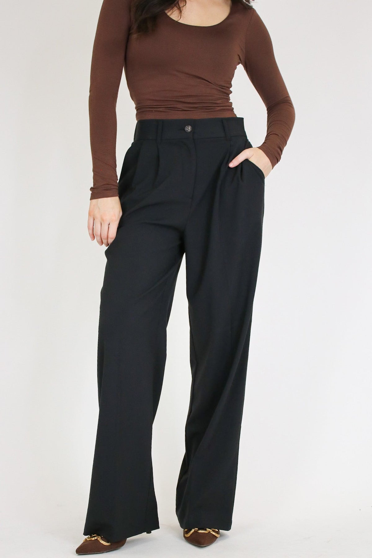 Quinn Wide Leg Trousers