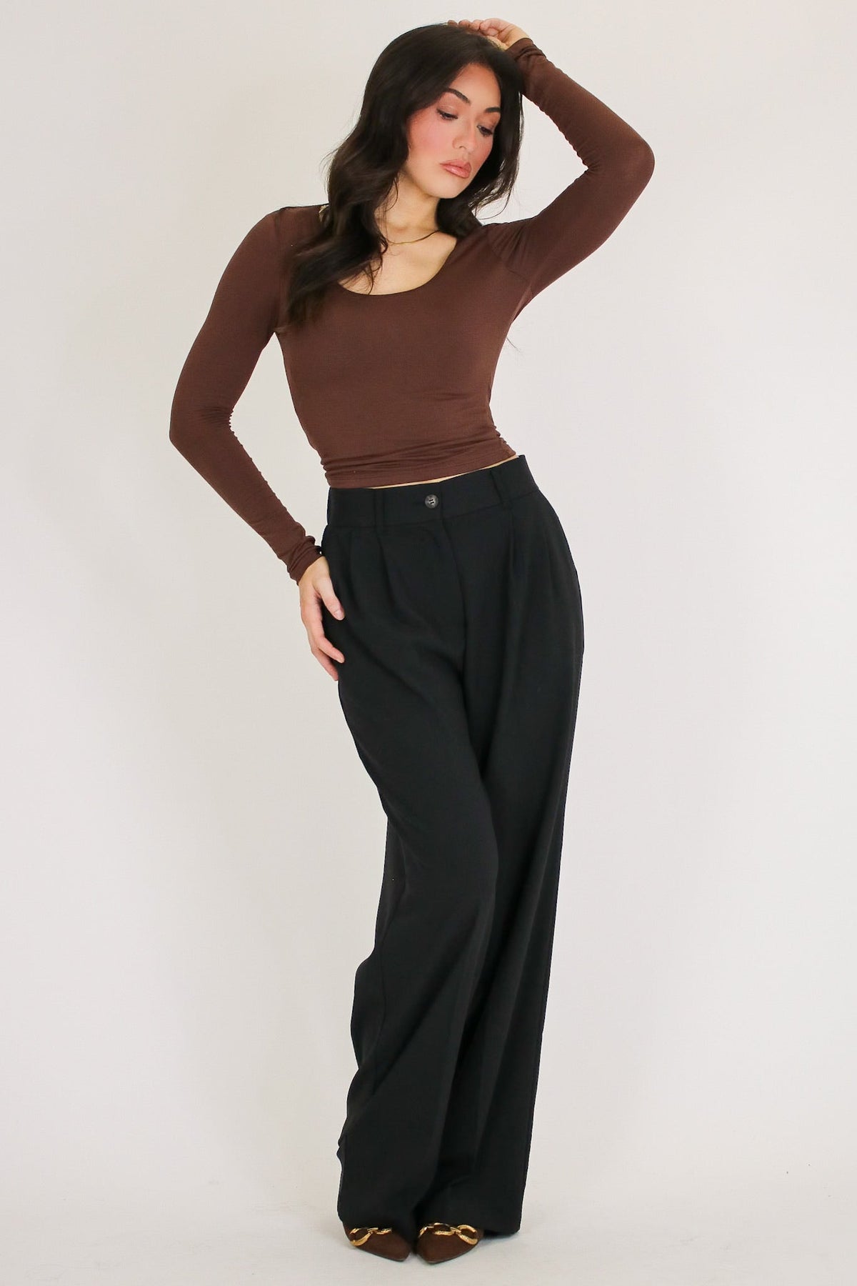Quinn Wide Leg Trousers