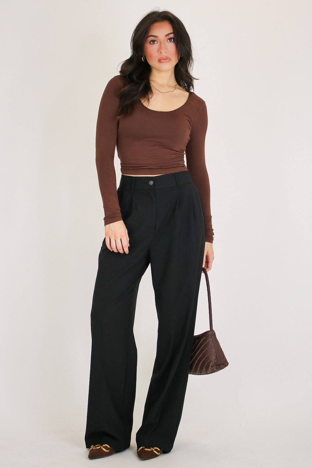 Quinn Wide Leg Trousers
