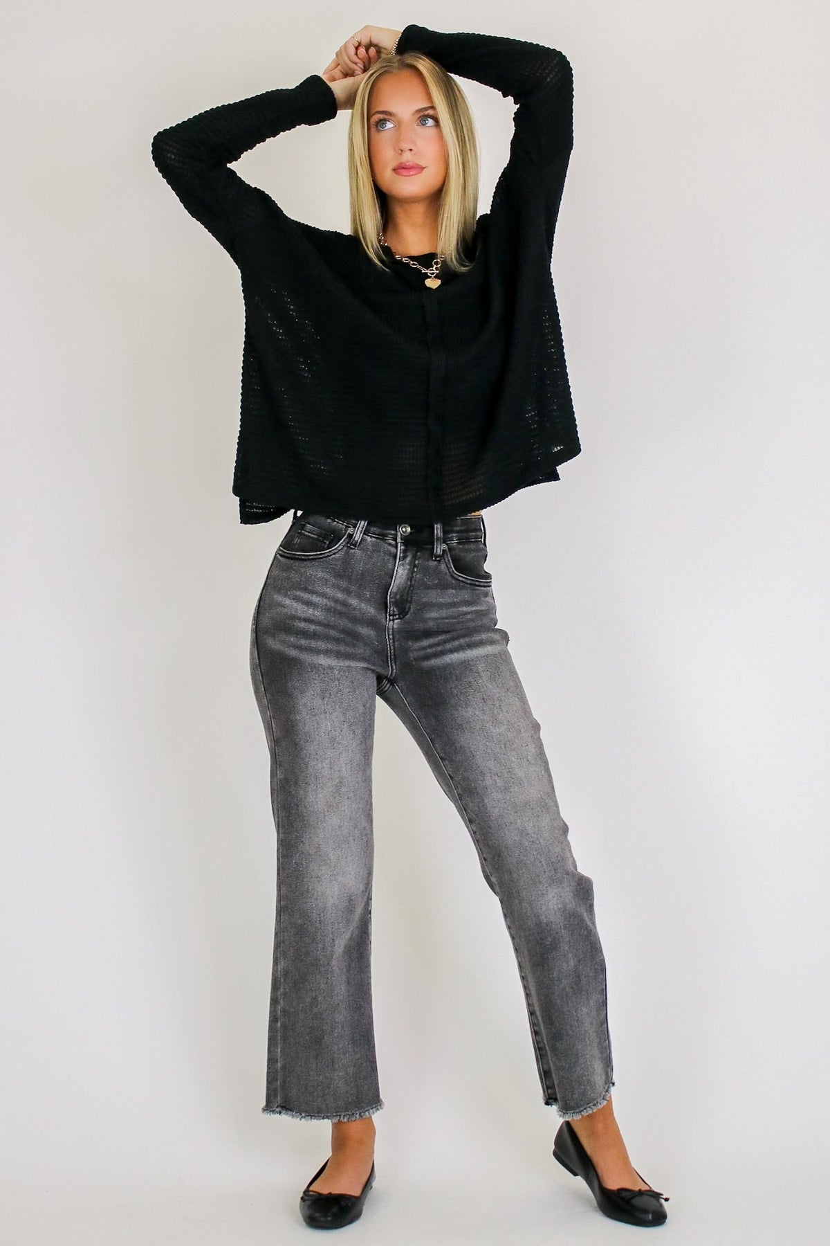 Skyline Charm High Rise Bootcut Jeans