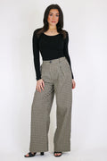 The Check Study Gingham Plaid Pleated Pants