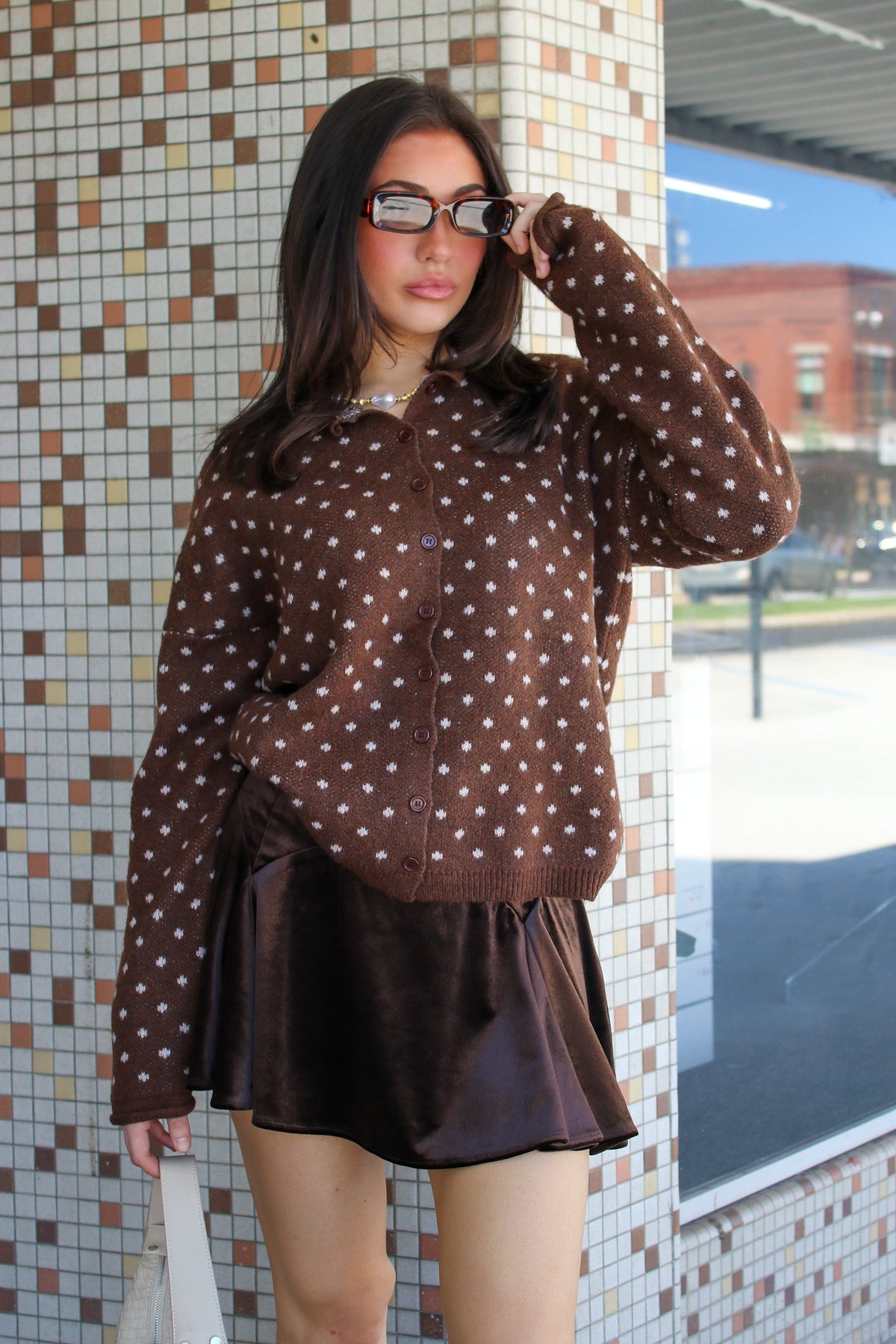 The Margot Dot Cardigan