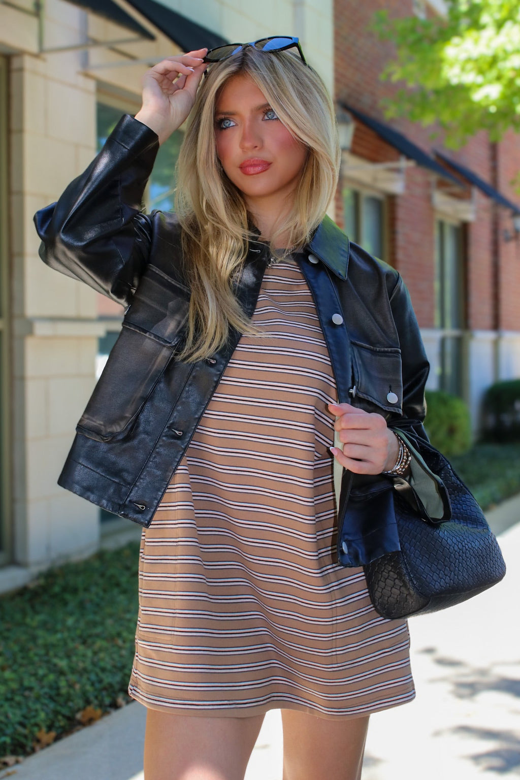 The Unplugged Striped T-Shirt Dress