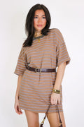 The Unplugged Striped T-Shirt Dress